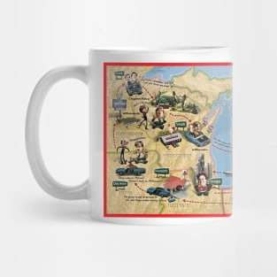 Tommy's Travel Map Mug